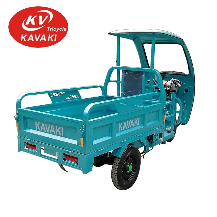 Китайские товары kavaki оптовая продажа tuk Барабанный тормоз Электрический трехколесный велосипед для взрослых груза