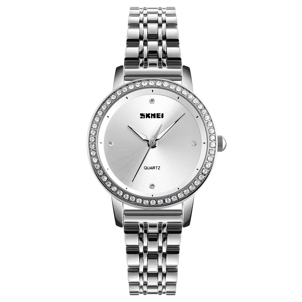 Wholesale Cheap Price Watch SKMEI 1311 Stainless Steel Band Fashion Quartz Ladies Wristwatch