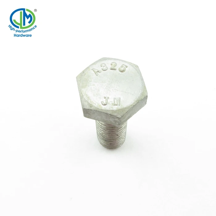 ASTM A325 high strength thread m22 hex bolt grade 8.8 10.9