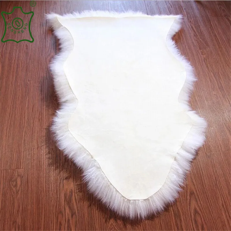100% Real New Zealand Raw Sheepskin rug Material for clothing decoration sheepskins