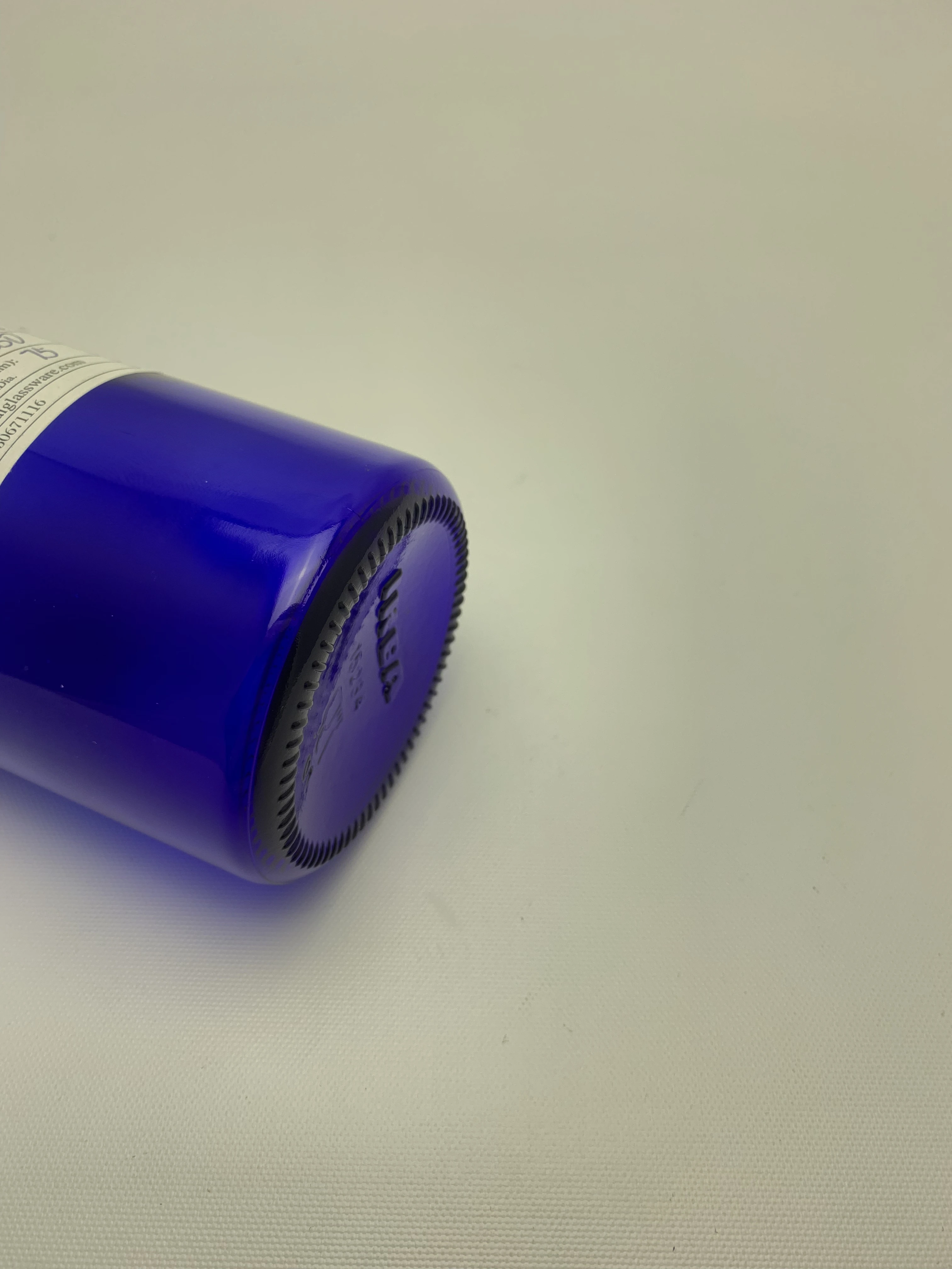 Linlang hot sale 500ml mineral water bottles blue glass bottle