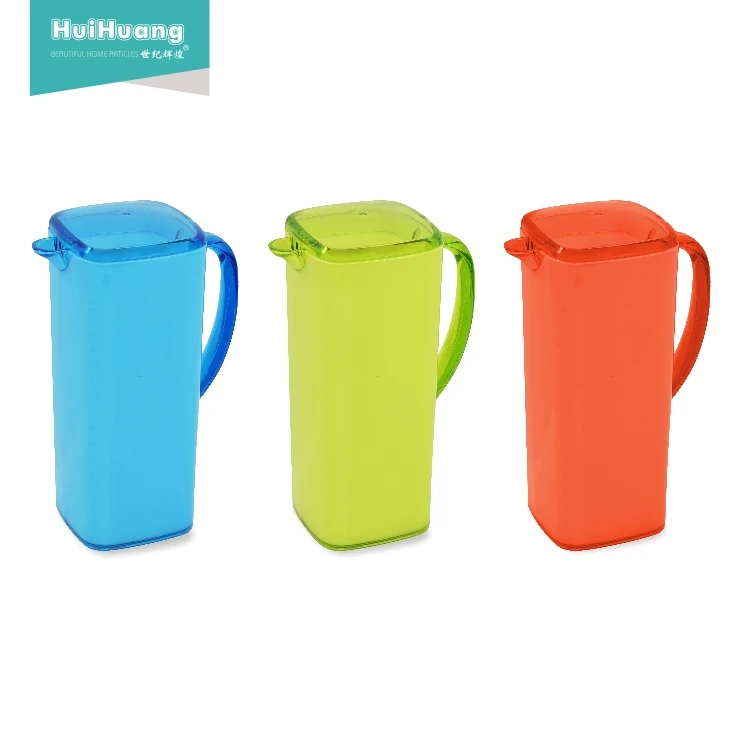 
double wall 1500ml plastic water pitcher plastic water jug water pot with 4 cups for coffee tea milk juice 