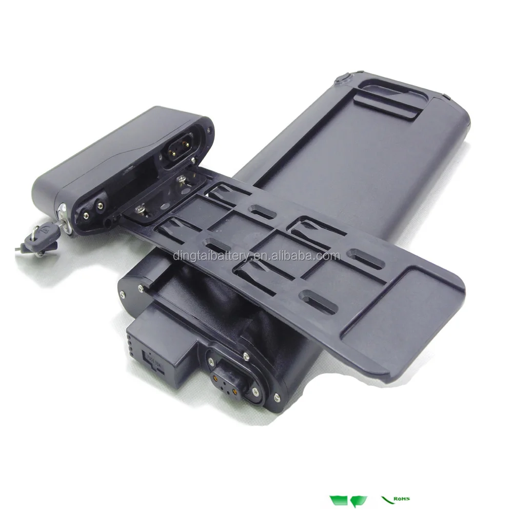 Light Weight Ebike Battery 36v 7.8ah 8.7ah 9ah 9.6ah 10ah 10.5ah Slim Rear Rack case Electric Bike Li Ion Battery