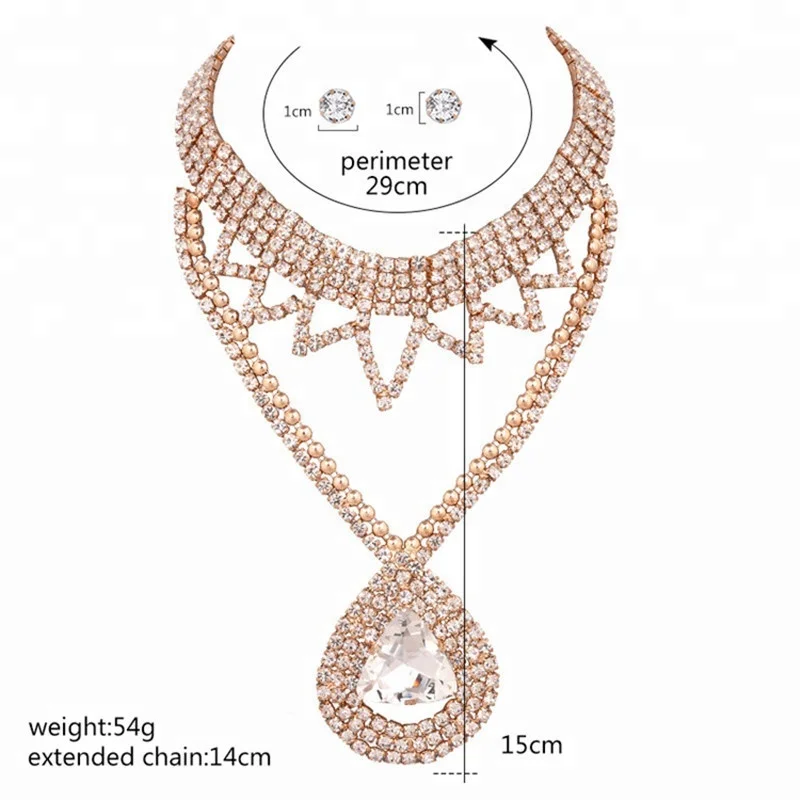 factory diamonds stylish fake gold thailand jewelry set