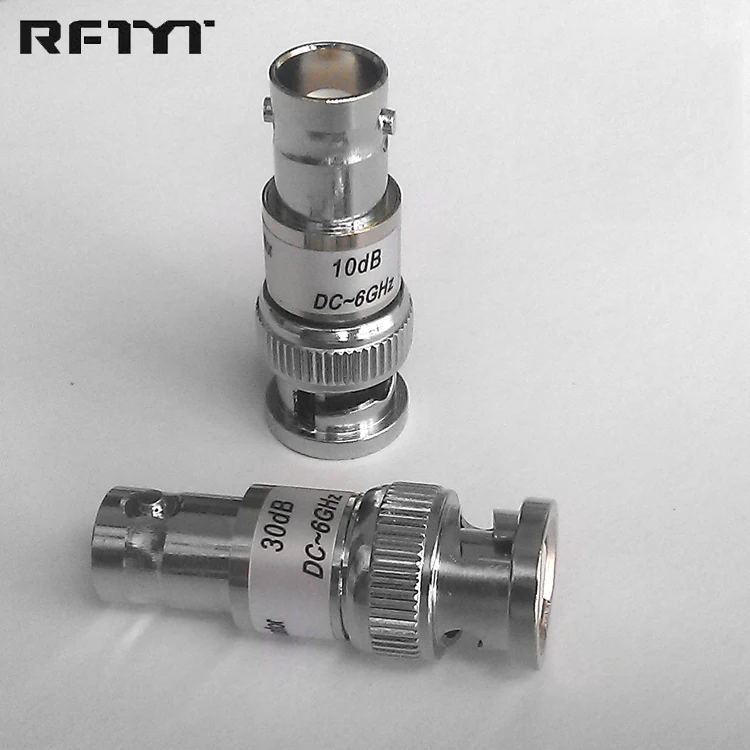 RFTYT Brand Sample Support Q9/BNC Male Female RF Coaxial Fixed Attenuator