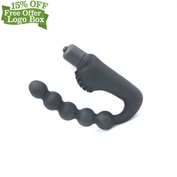 Силиконовая Анальная пробка унисекс, вибрирующий массажер простаты, Вибратор