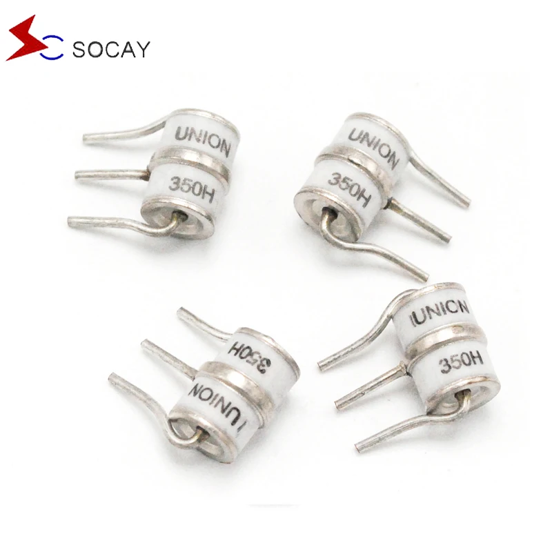 GDT Axial Lead Wire Surge Arrester 2 Electrode 0.5KA Gas Discharge Tubes UN1206-150ASMD