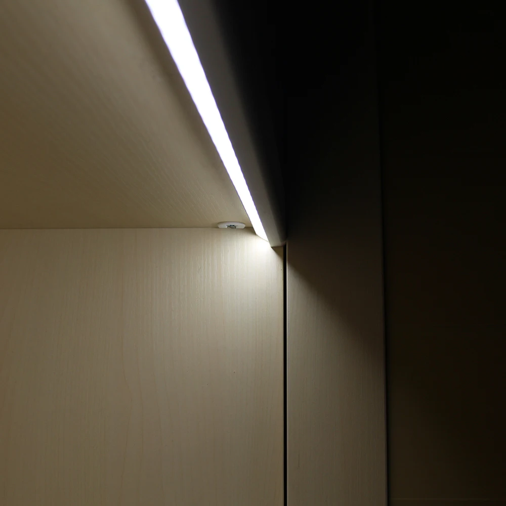 LED Cabinet Light Free Installation Sensor Kitchen Lamp DC 12V