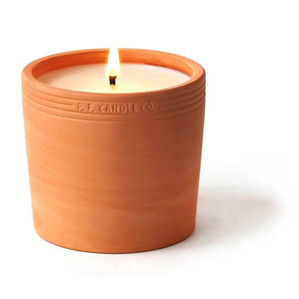 Neutral Blush Terracotta Vessel Candle Holder Pot