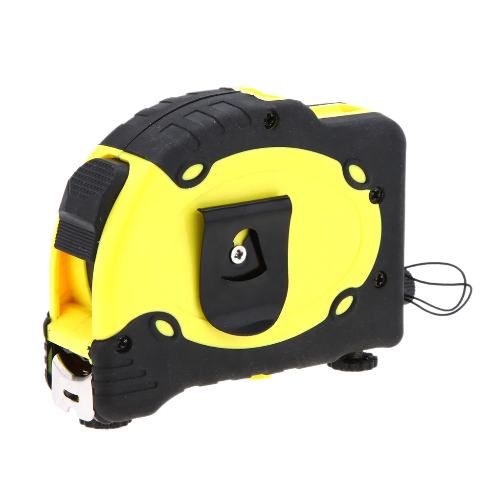 LV-07 Pro 3 Laser Level 7.5m Measuring Tape Equipment with 2 Way Level Bubbles and Laser Power On/Off nivel laser