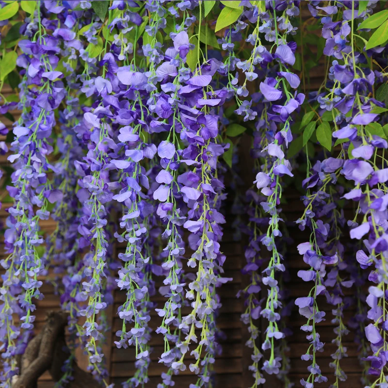 christmas arrangement stands party decorations cheap sale silk flower vine wedding flowers decoration artificial wisteria tree