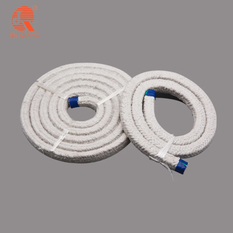 
ceramic fiber braided rope ss wire reinforce no asbestos 