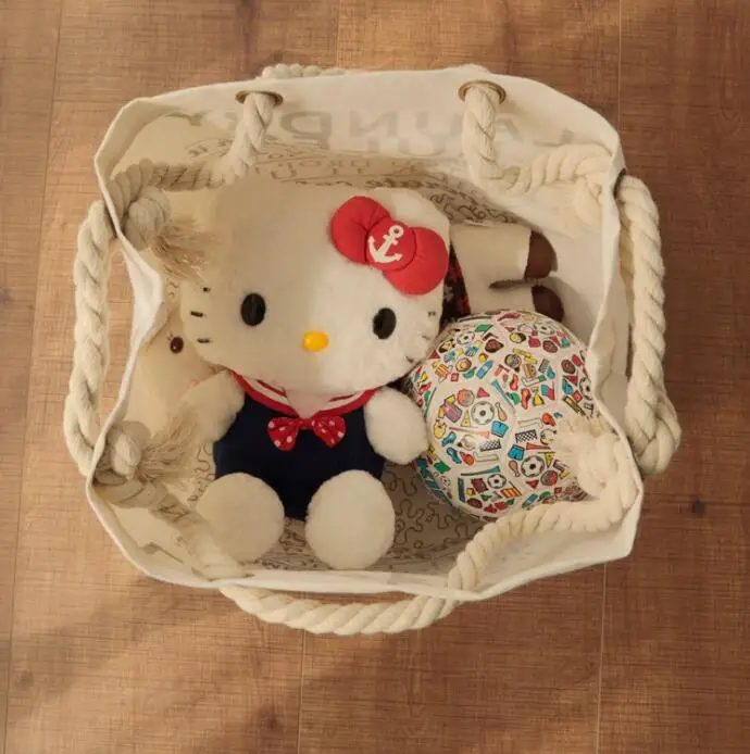 
hot selling big cotton laundry bag with rope handles 