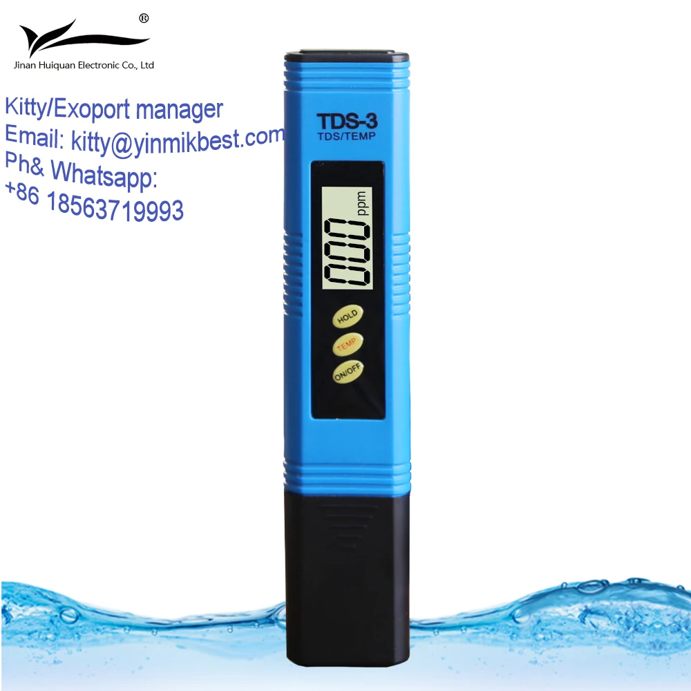 Tds метр/качество воды тестер/почвы тестер с подсветкой