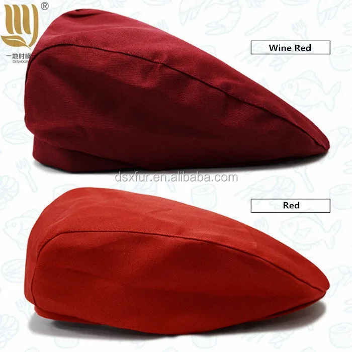 Cheap Price Worker cotton cap hotel chef cap fast food restaurant waiter work beret cap
