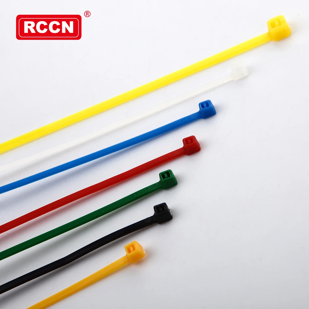 Nylon Cable Pull Lock Adjustable Fluorescent Cable Ties