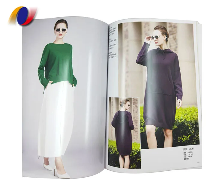 
Book,Flyers,Leaflet,Catalogue,Brochure, A3 Magazine printing for garment 
