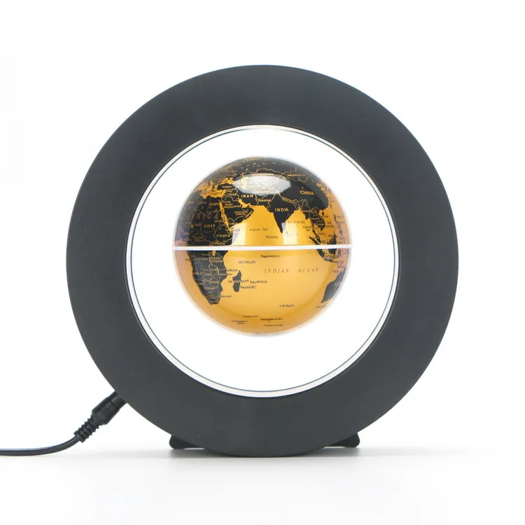 
Magnetic Earth Globe with O shape base Creative home decoration EU plug 