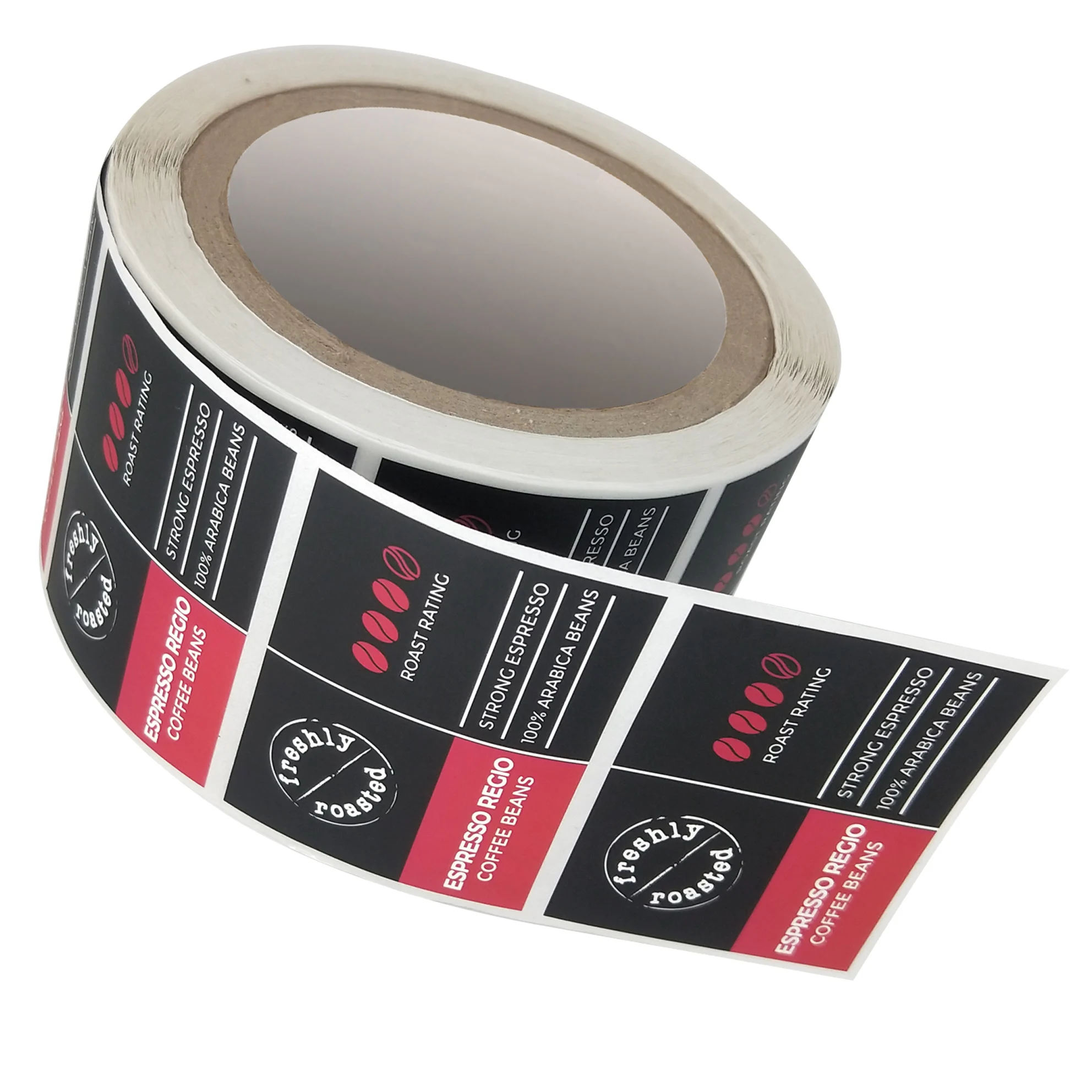 color printing cosmetic jar labels,self adhesive PE stickers