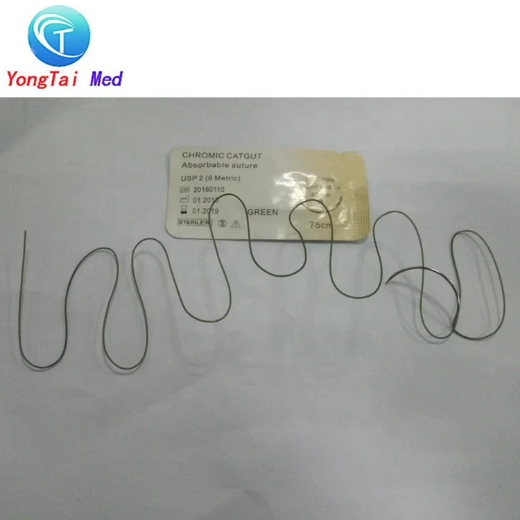 High quanlity surgical chromic catgut suture thread with lowest Price