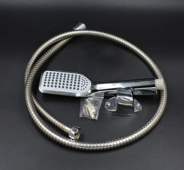 A set of bathroom 3PC handhold shower head with ABS shower hose