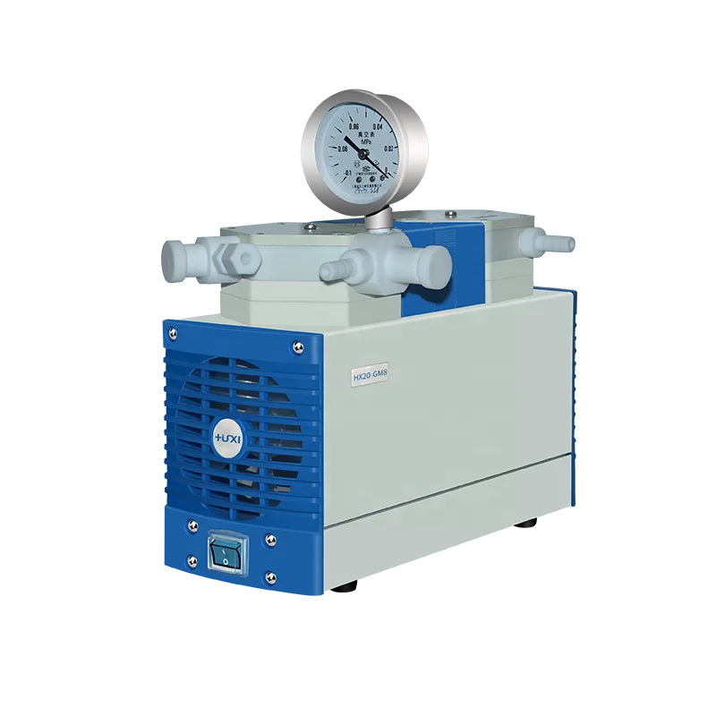 Вакуумный 6-8 mbar новый обновленный бесшумный лабораторный бесмасляный вакуумный насос