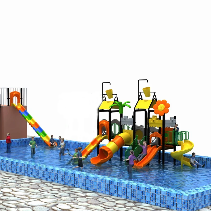 Water park Modern design world class fiber glass slides water attractions park for the kids