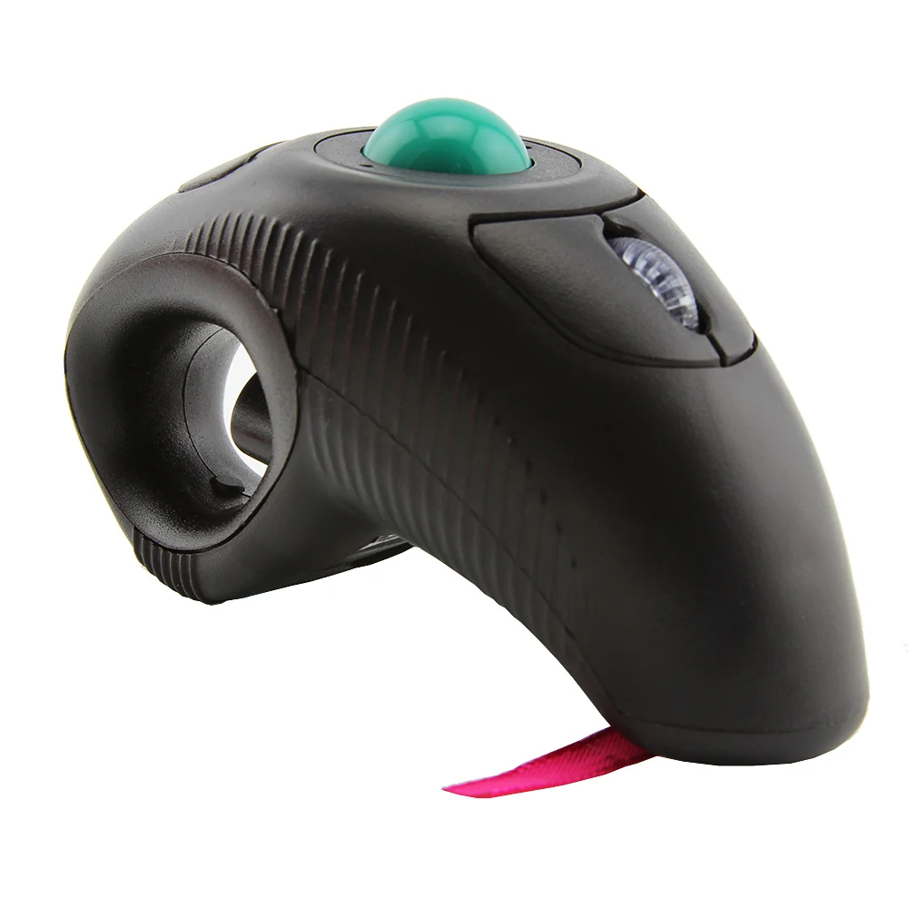 10M 2.4GHz Wireless Mice Finger USB Handheld Laser Mouse for TV Maus Optical Track Ball Mouse