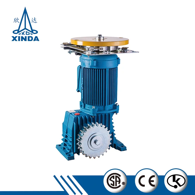 Escalator Gearbox Machine VVVF Safe Riding Escalator Motor