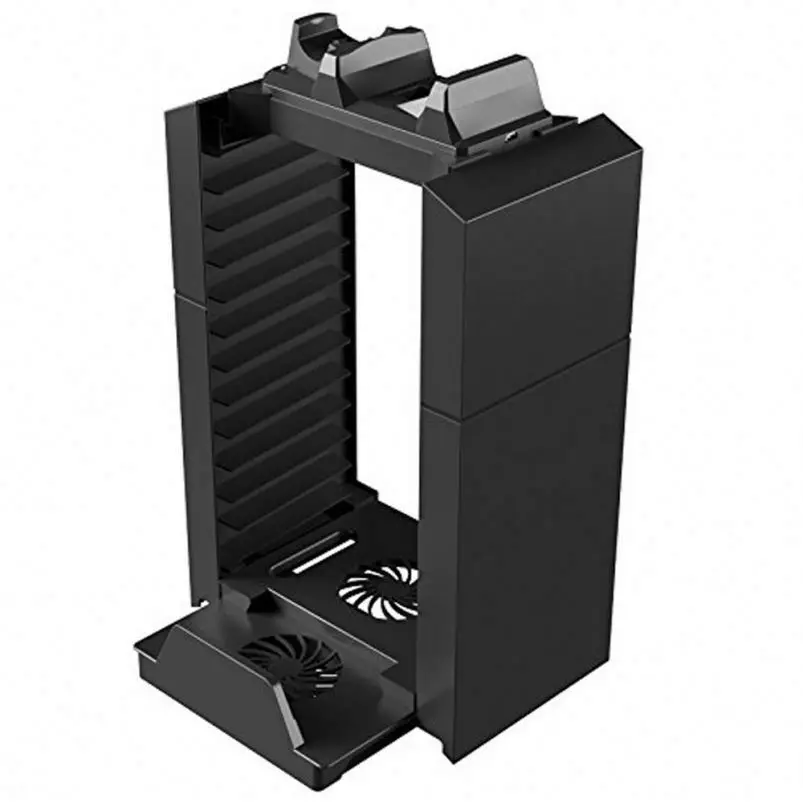 Console Cooler Holder For Vertical Ps4 Controller Led Stand