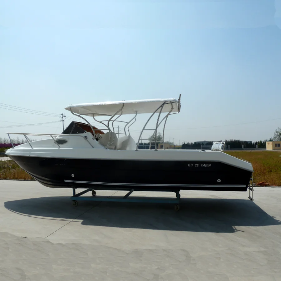 
WATERWISH QD 25 Cabin Fiberglass Boat Hull for Sale 