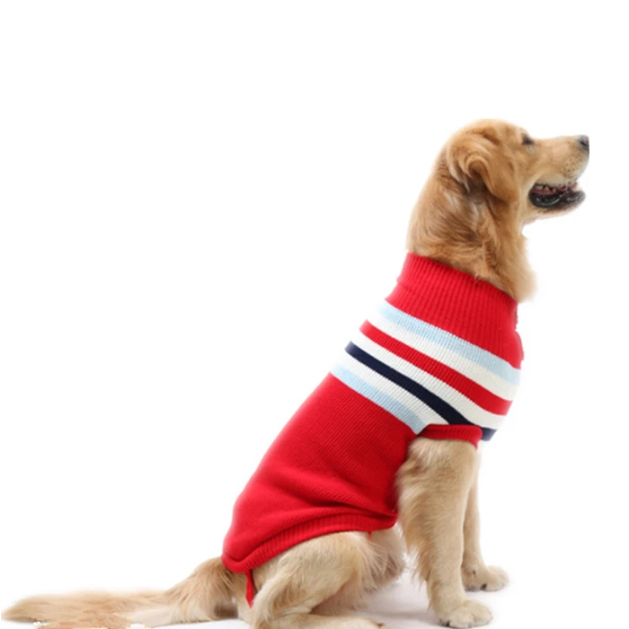 Winter Warm Extra Polyester Large Dog Sweaters for Big Dogs 2 Colors