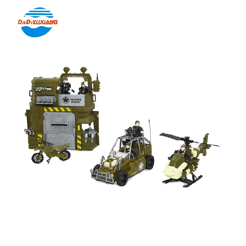 Kids plastic pretend play soldier military toys for sale