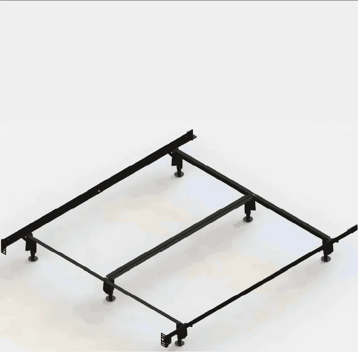 
Angle steel bed frame with 7 legs -Universal 