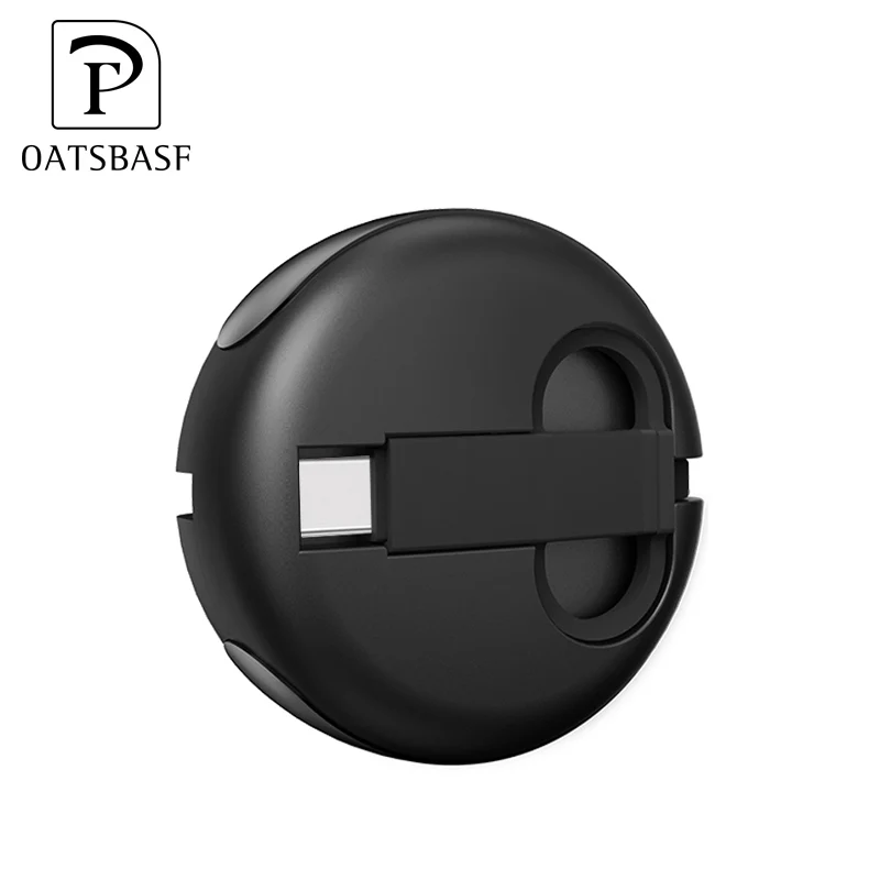 Oatsbasf заводская цена Выдвижной 2 в 1 плоский micro Type-C USB кабель для зарядки