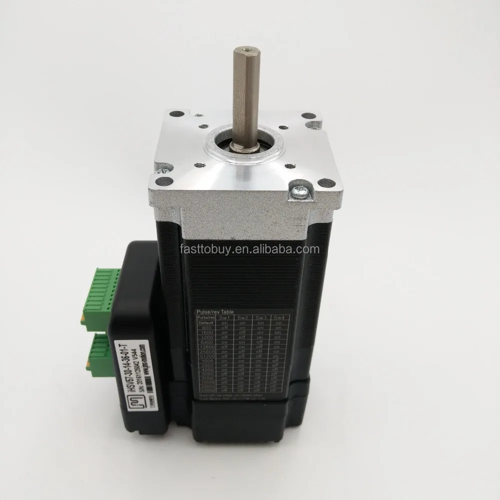 
Nema 23 Integrated Servo Motor Controller IHSV57-30-14-36 + Driver 3000RPM 140W Pulse Direction 36V 57mm Stepper Motor 