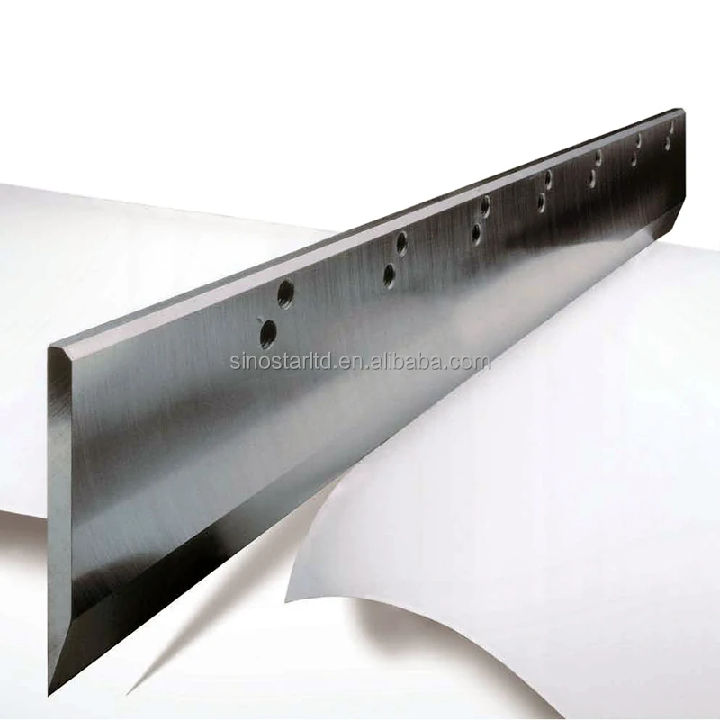 HSS inlay polar paper cutting machine guillotine knife