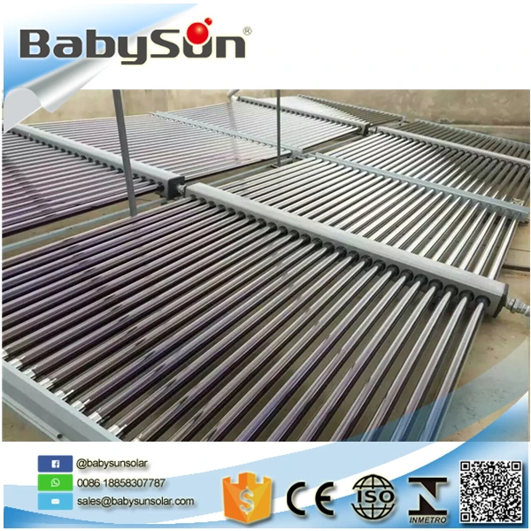 BABYSUN evacuated tube solar manifold collector, colector tubo de vacio