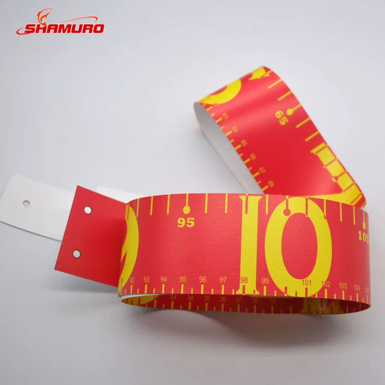 Factory Price Waterproof Fish Measuring Ruler Accurate Fish Measuring Tape PVC Fishing Ruler Measurement Tackle Tool