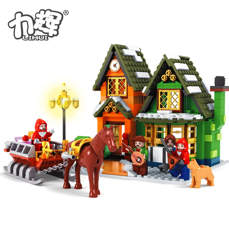 
New Design 860 PCS Building Blocks Toys DIY Doll House For Kids 