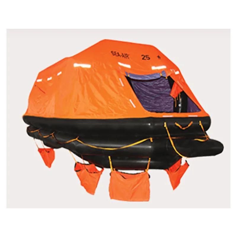 10 20 person Self-righting Davit Launched Inflatable Life Raft