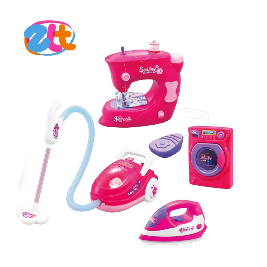 Plastic pretend play toy vacuum cleaner for kids