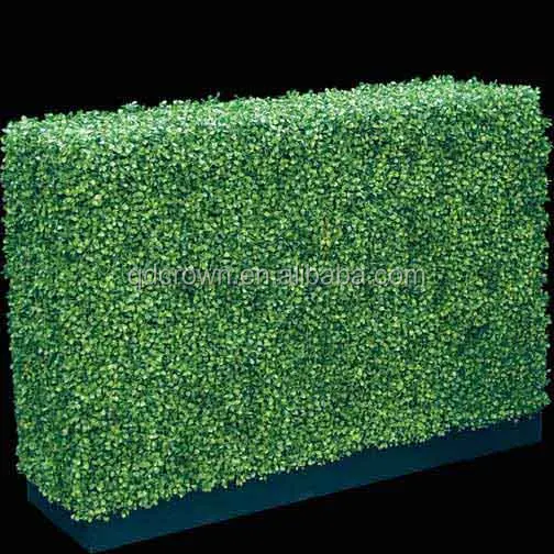 Best selling mat green artificial plant leaf outdoor boxwood hedge panels wall foliage bush leaves vertical gardening pe grass