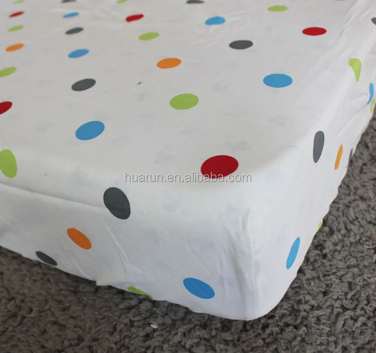 100% cotton crib fitted sheet cot bed sheet cartoon bedlinen hot wholesale products american standard size cot mattress cover