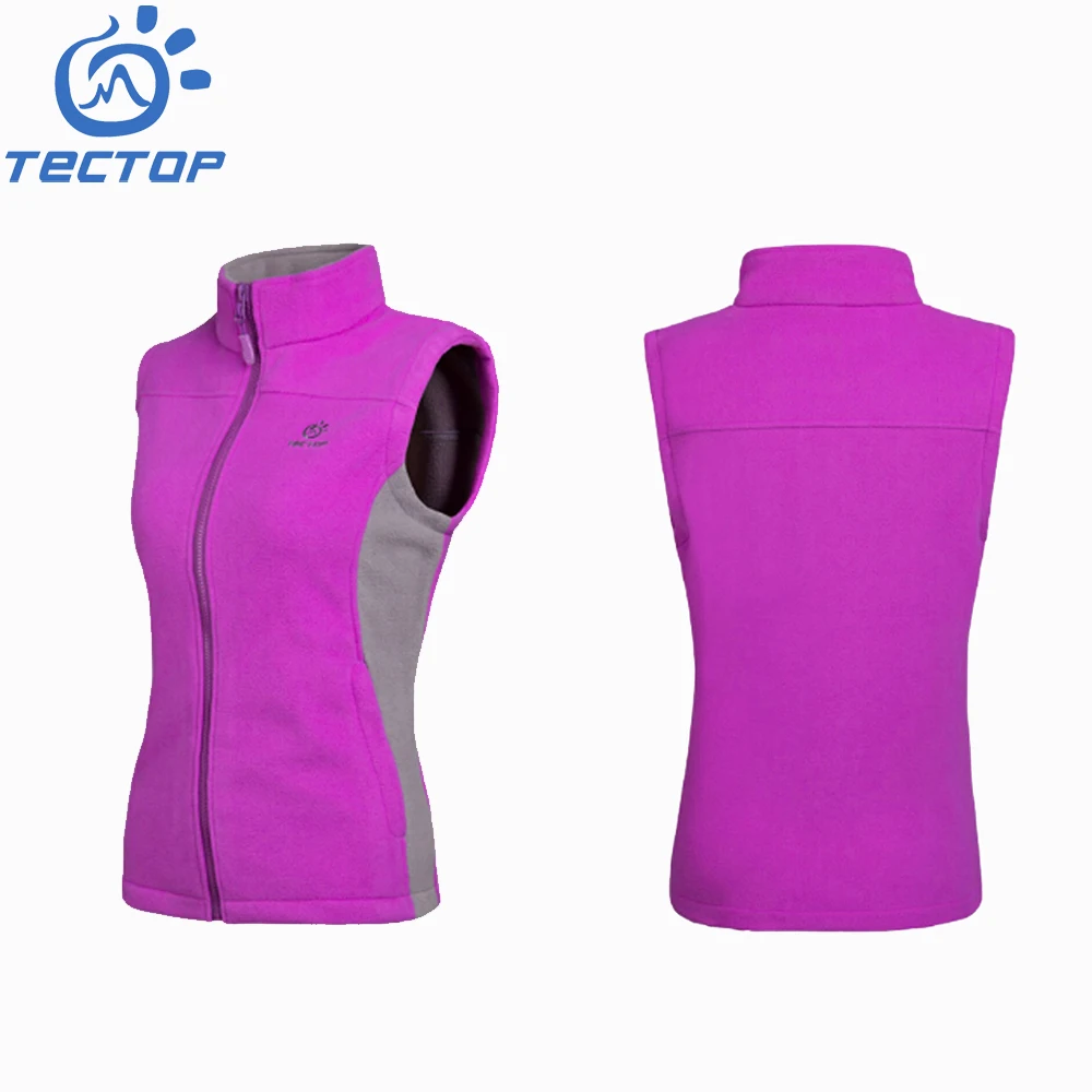 Winter Wholesale Windbreaker Heated Slim Outdoor Fleece Vest Women Jacket