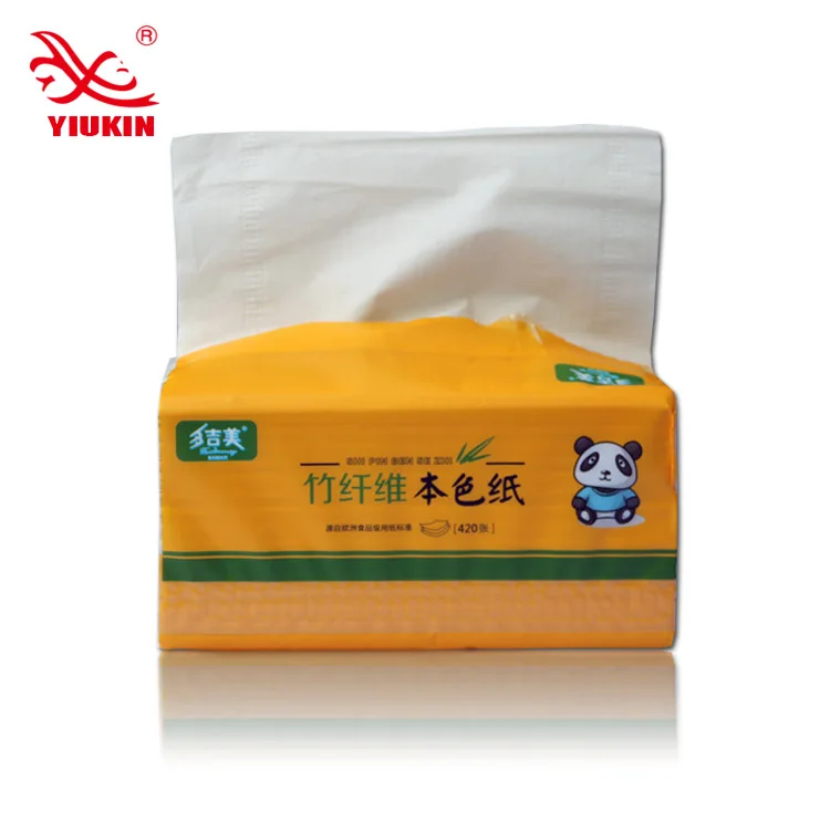 nature bamboo fiber pulp facial tissue paper bamboo tissue paper