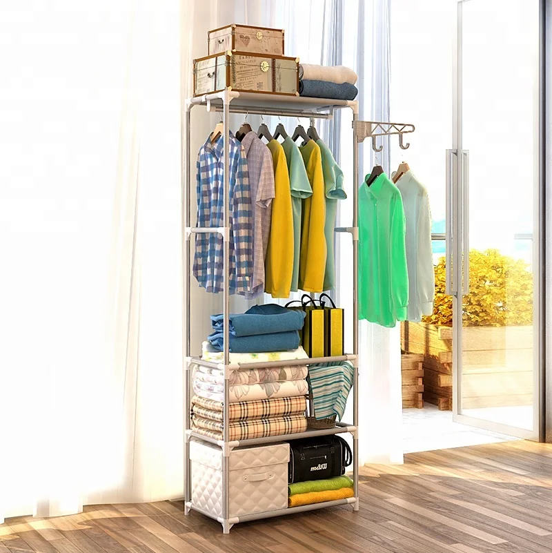 Fashion hanger easy to assemble multi-functional coat rack