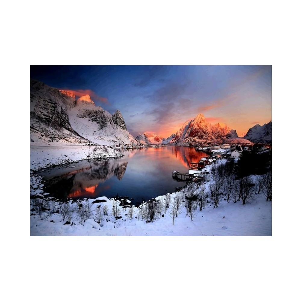 
30*40cm Starry night natural scenery DIY 5D Diamond painting/Art Diamond Painting Picture 