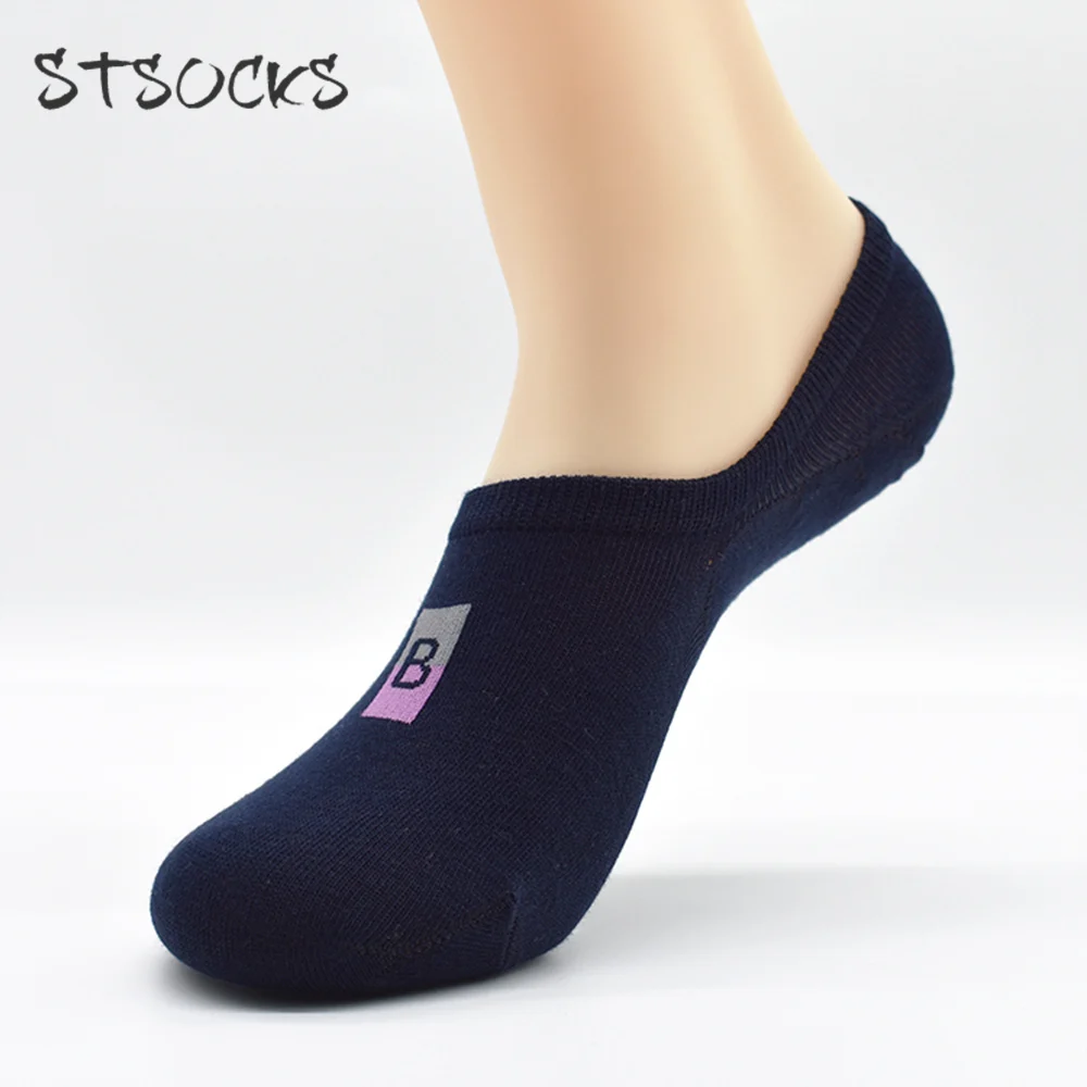 Hot Selling Cheap Low Cut Business Solid Color Combed Cotton Man Custom No Show Invisible Socks