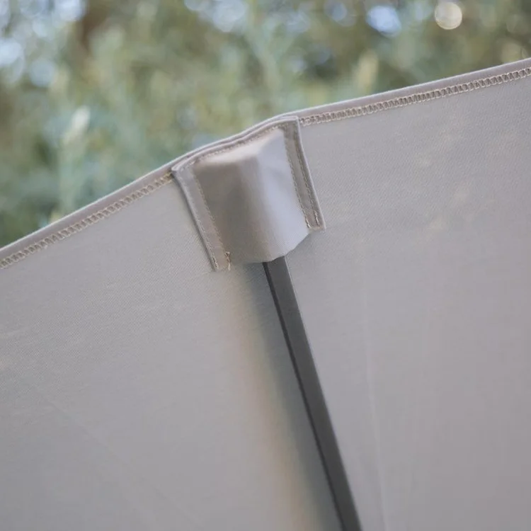 UV Protected Roma Offset Parasol 10 Ft Square Outdoor Hanging Umbrella